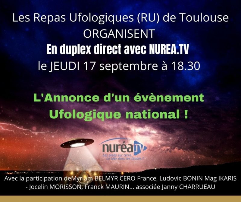 Evénement du 17 septembre 2020 en duplex avec Nuréa TV !