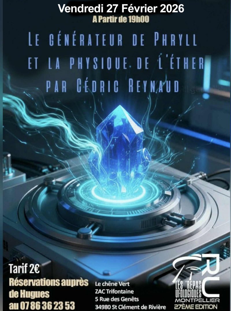 Le générateur de Phryll: conférence sur la physique de l’éther et les hypothèses énergétiques